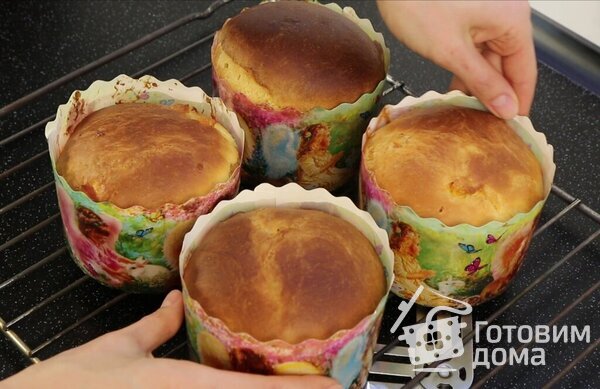 Кулич Пасхальный с домашними цукатами фото к рецепту 15