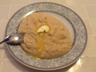 Каша из жареной манной крупы
