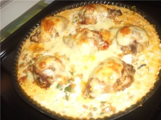 Фасолевая запеканка с куриной грудкой