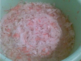 Капуста хрустящая квашеная