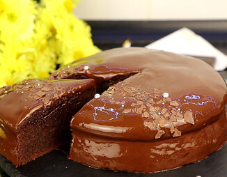 Шоколадный пирог "Двойное наслаждение"