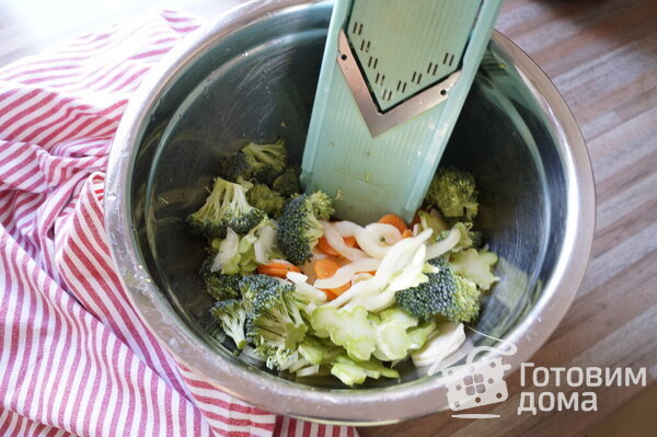Паста с овощами в тахиновом соусе, без масла фото к рецепту 1