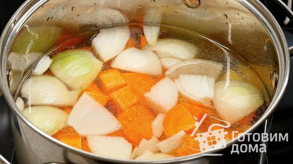 Самый ленивый суп на нашем канале: из самых доступных овощей, с плавленым сыром фото к рецепту 4