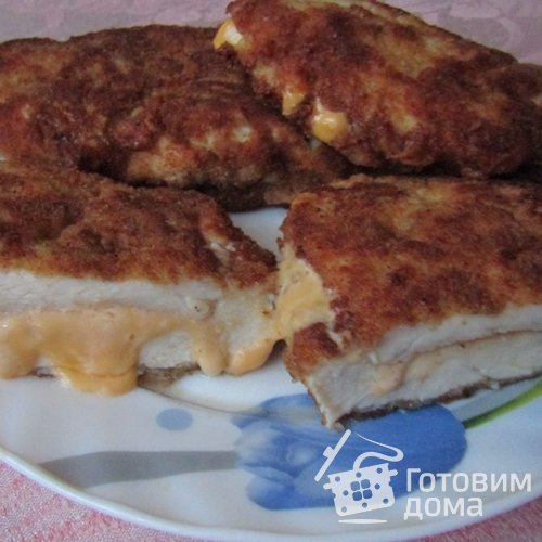 Куриные отбивные с сыром