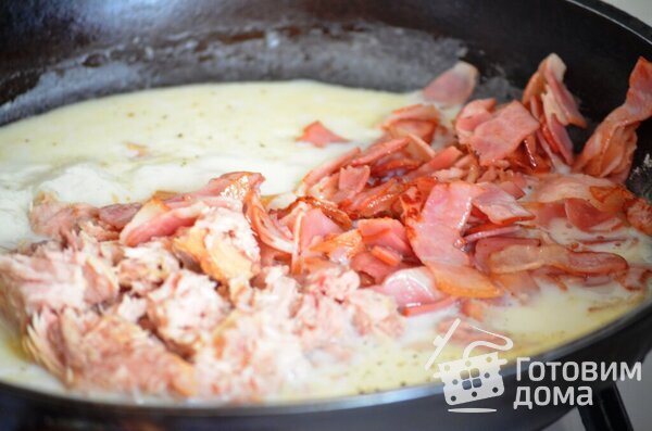 Спагетти с тунцом по-португальски -Esparguette com atum фото к рецепту 3