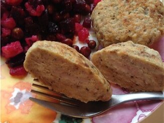 Куриные котлеты с кукурузной мукой