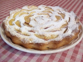 Шарлотка с яблоками