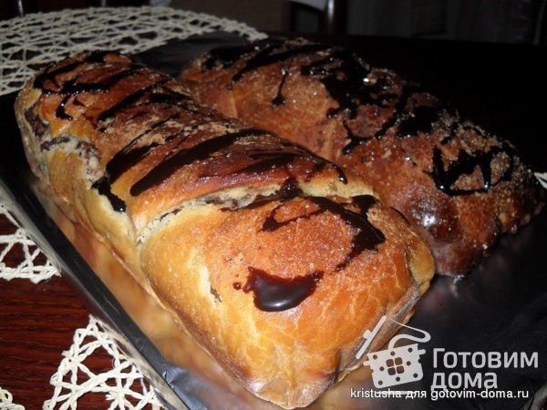 Булочки &quot;Brioche filled with chocolate ganache&quot; фото к рецепту 7