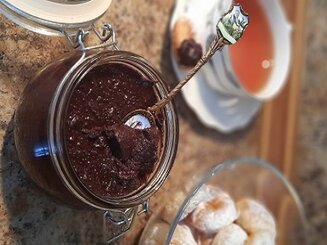 Шоколадно ореховая паста (без масла)