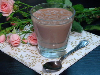 Молочный кисель с мукой и яйцом