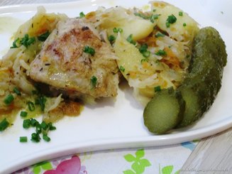 Курица с овощами