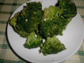 Брокколи с лимонным соусом