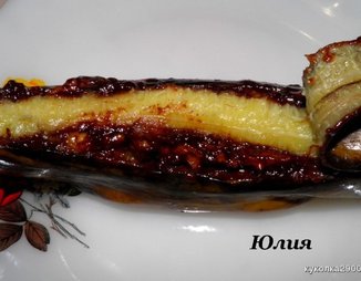 Десерт для пикника "Банан с шоколадом"