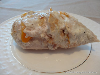 Куриная грудка в сметанном соусе