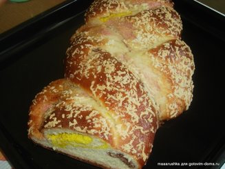 Булка с творогом