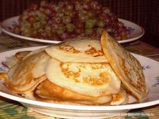 Оладьи на кефире (без яиц)