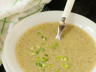 Грибной суп пюре с тахиной (без масла)