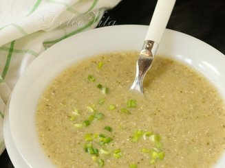 Грибной суп пюре с тахиной (без масла)