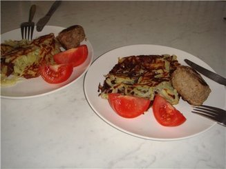 Картофельный рёсти с селедкой Matjes