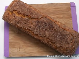 Коричный кекс с хрустящей корочкой