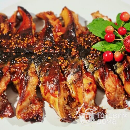 Скумбрия запеченная в духовке