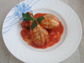 Курица в розовом соусе