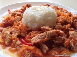 Овощная скоровода с мясом индейки