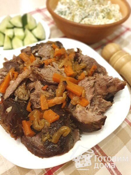 Баранина с чесноком и розмарином (Финская кухня) фото к рецепту 1
