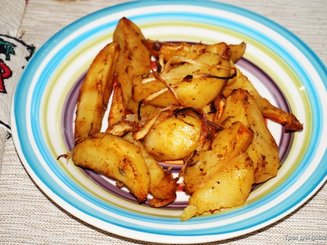Картофель, запеченный с тимьяном