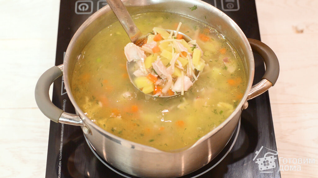 Куриный суп по-домашнему