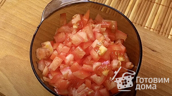 Конвертики из лаваша с сырно-томатной начинкой фото к рецепту 2
