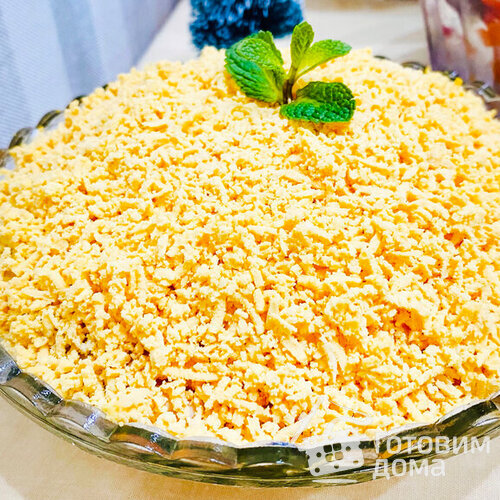 Мимоза без масла и сыра