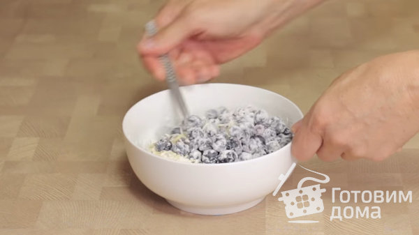 Галета с черникой - быстро вкусно и просто фото к рецепту 2