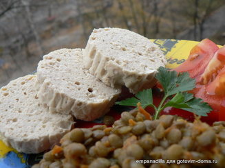 Домашняя вареная колбаса из курицы