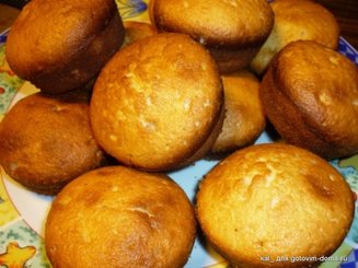 Лимонные маффины