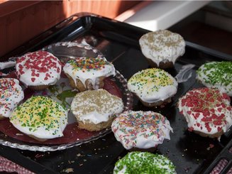 Кулич Панеттоне  и маленькие куличики в подарок