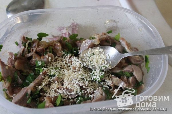 Куриные желудки в остром соусе (Мала Цуй Цзи Чжэнь) фото к рецепту 2