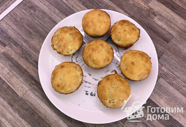 Маффины с начинкой из тунца и яйца фото к рецепту 4