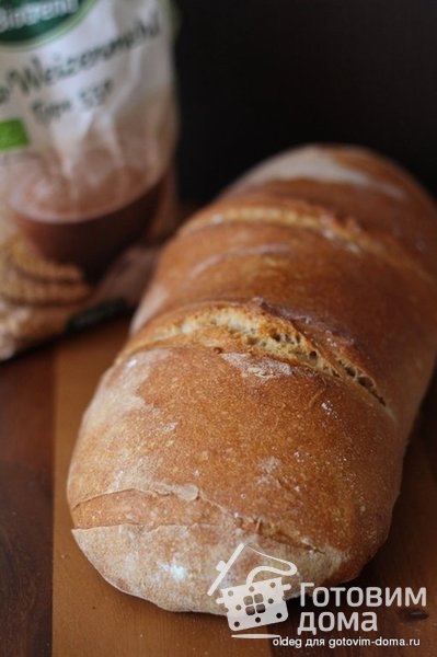 Пшеничный хлеб на ржаной закваске фото к рецепту 5