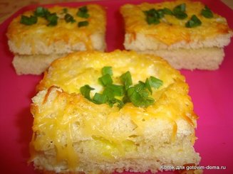 Горячая закуска из яиц