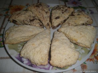 Шоколадно-апельсиновое печенье
