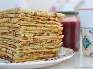 Заварные блины на кефире