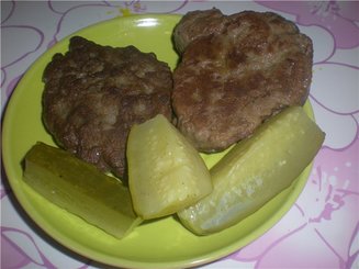 Печёночные котлеты с гречневой мукой