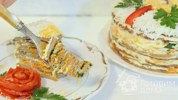 Печеночный торт пошаговый рецепт с фото