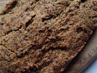 Кукурузный пирог с маком
