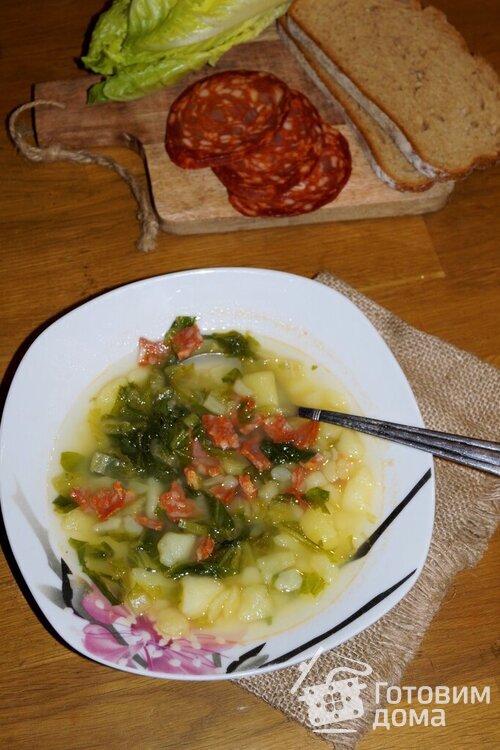 Caldo Verde картофельный зелёный суп по португальски