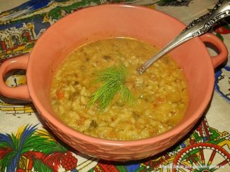 Суп Харчо с орехами