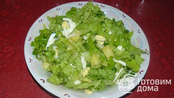 Салат с латуком фото к рецепту 5