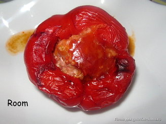 Перцы, фаршированные капустой с фаршем