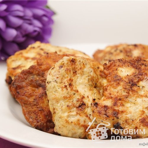 Куриные котлеты с грибами